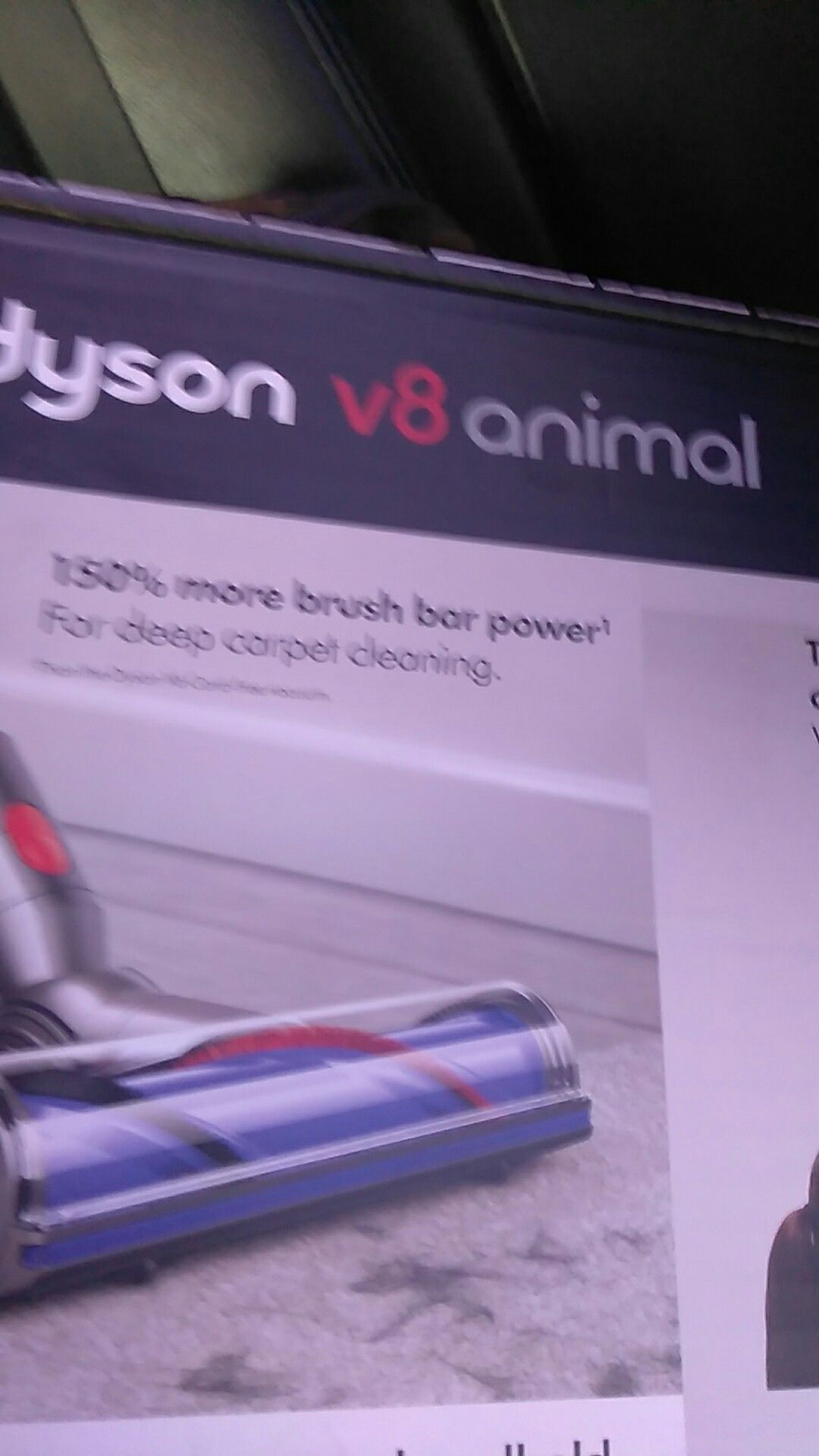 Dyson v8 animal vaccum