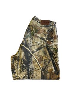 Wrangler Pro Gear Realtree Camo Jeans Men’s 38x34 Hunting Pants Outdoor Cotton