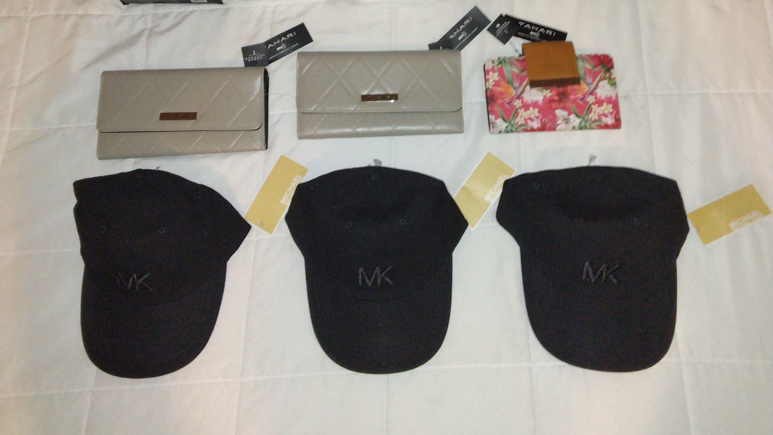 Michael Kors Black Hats And Tahari Women Wallets 