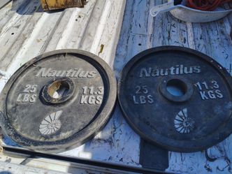 Weights Olympic pair 25 pounds each
