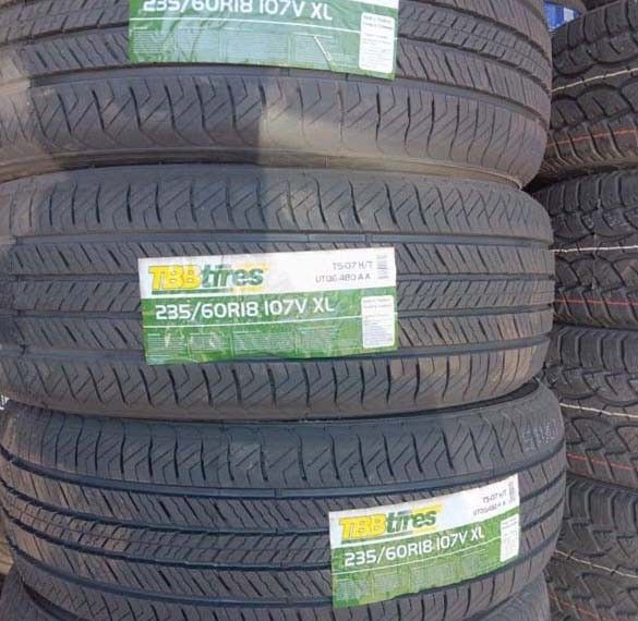 4 New Tires  235/60/18 TBB Tires