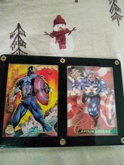 90 's Mint Marvel Cards In Case
