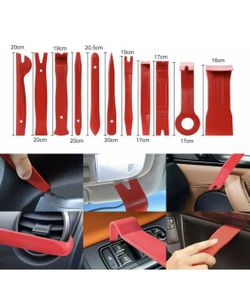 19Pcs Car Trim Removal Tool Hand Tools Pry Bar Panel Door Interior Clip Kit Set