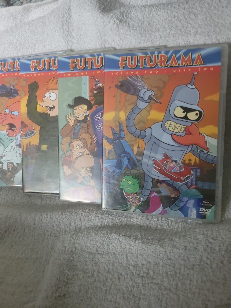 Season 2 Futurama DVDs