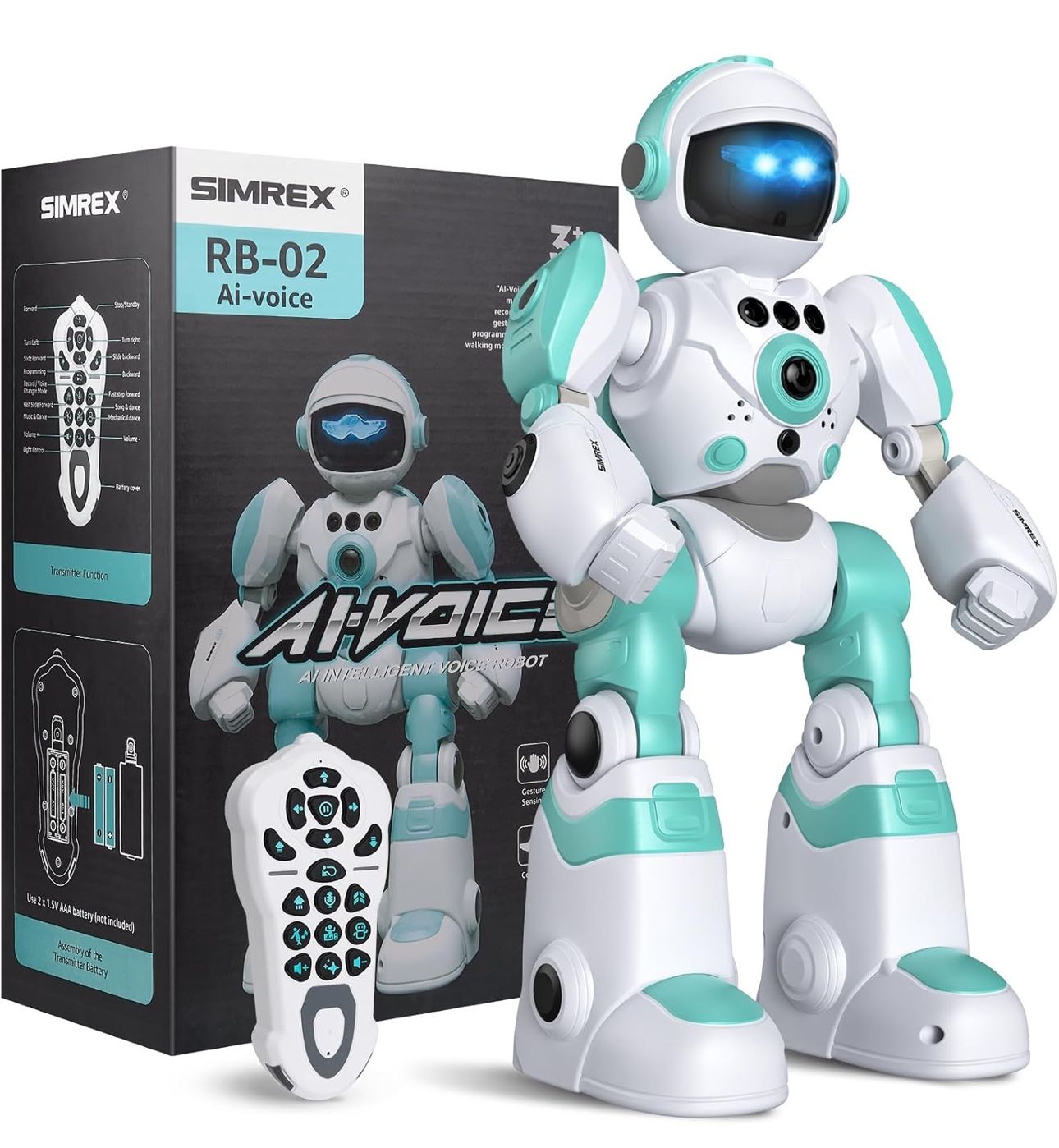 BRAND NEW Remote Control Robot Toys with Recorded Voice Music Dance Gesture Control for Kids