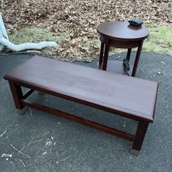 Benches and Side Tables