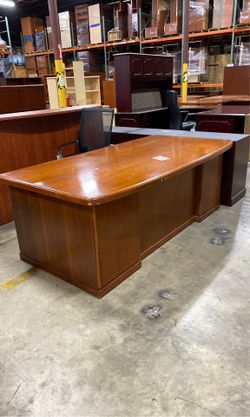 Solid wood desk 72”