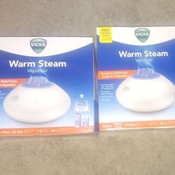 Vicks Warm Steam Vaporizer 1.5 Gallon Humidifier