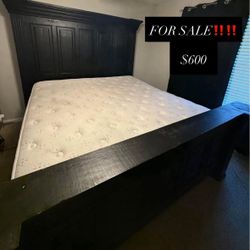 King size Bed With Mattress 
