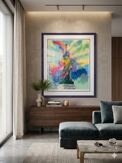 Rare LeRoy Neiman Lady Liberty Artist Proof - Signed Serigraph!