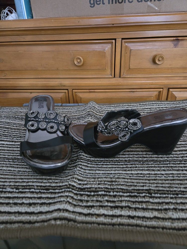 Fancy Wedge Sandal 👡 *Carlos Santa Brand*