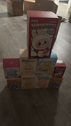 Variety Of Miniso And Labubu