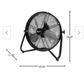 Comercial fan