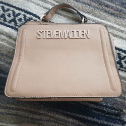 Steve Madden Bevelyn versatile satchel crossbody bag Leather Tan