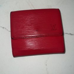 Authentic Epi Louis Vuitton wallet 