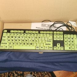 Glow In The Dark Large Print Keyboard