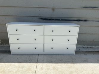 White dresser