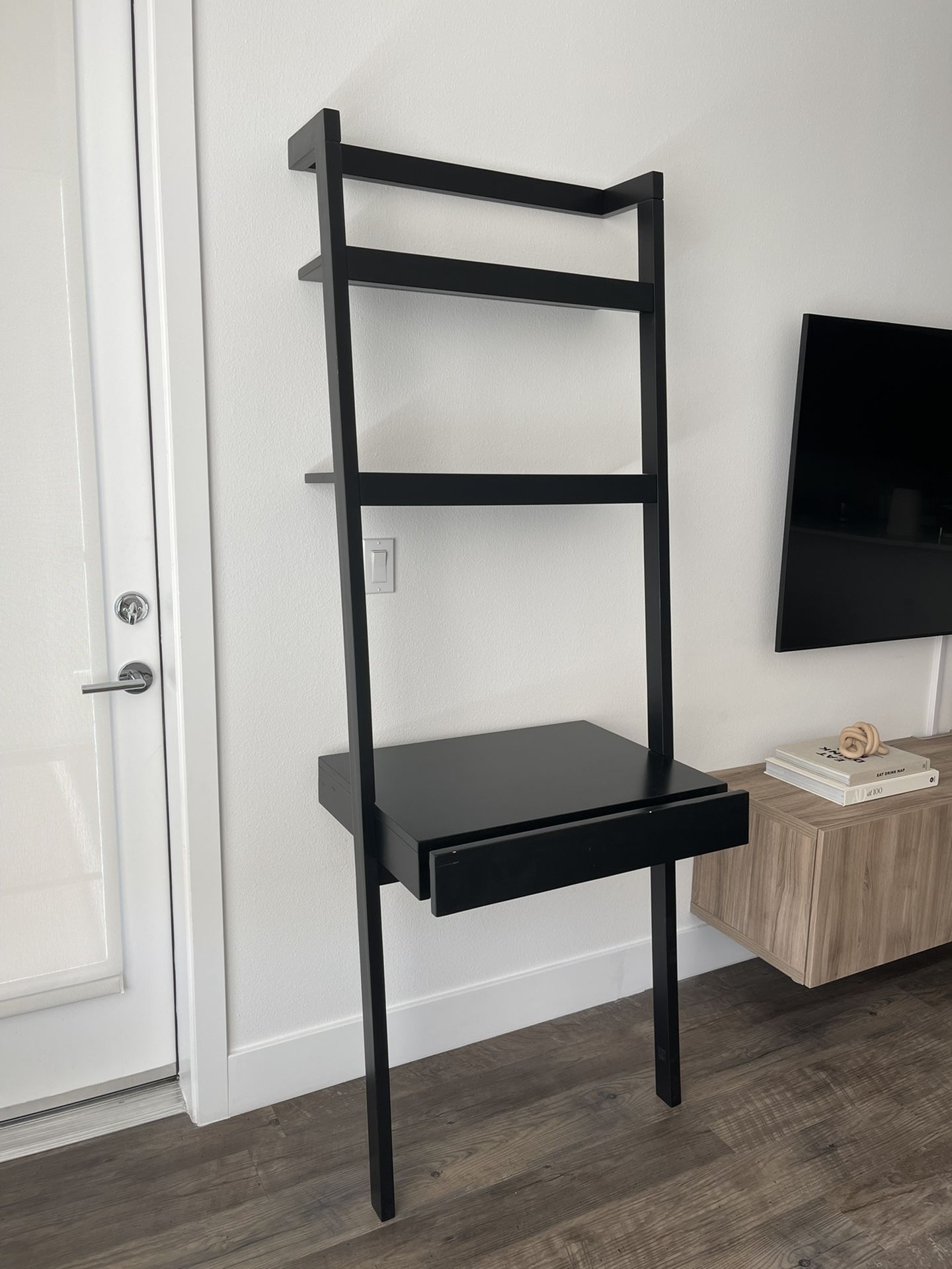 Crate & Barrel Sawyer Black Desk