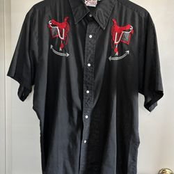 Vintage Cowboy Joe By Atlantic Westerner Shirt XL