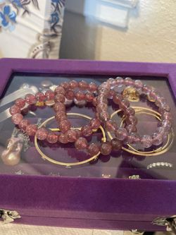 Natural Strawberry Quarts Bracelet 