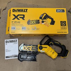 DEWALT 20-Volt MAX 8 in. Brushless Cordless Battery Powered Pruning Mini Chainsaw (Tool Only)