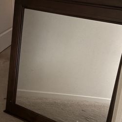 Wooden Mirror