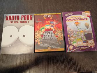 South Park dvds 3 Movie Tv