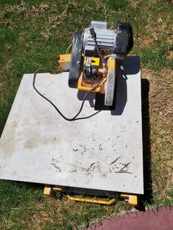 Saw Master commercial wet tile saw