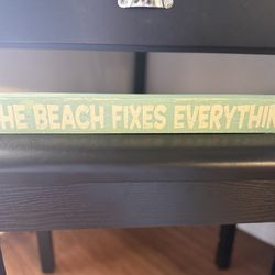 The beach fixes everything