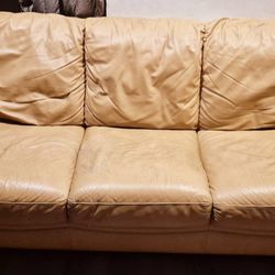 Orignal Italian Leather Sofa Set