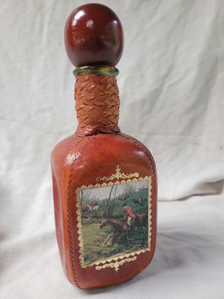 Leather Wrapped Bottle