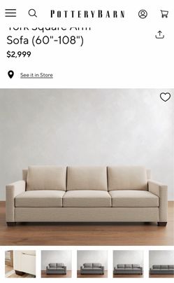Sofa with pull out bed like new 81”
