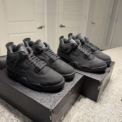 Jordan 4 Black Cat Sizes 11.5 12