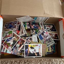 Shoe Box Of Random Assorted Baseball Cards