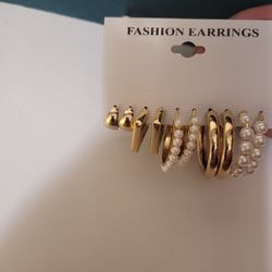 Gold Plates Earrings 