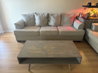 Matching Sofa+Love seat+coffee table ($550)