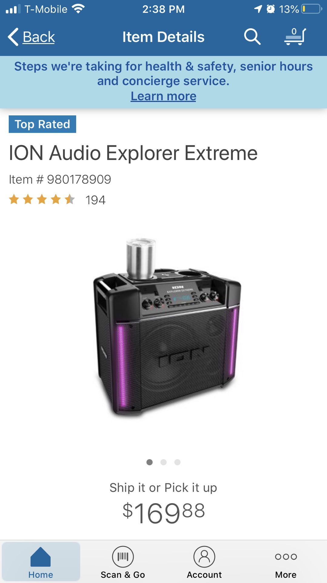 Ion Bluetooth speaker