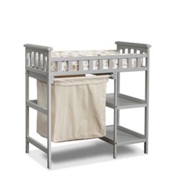 Grey Diaper Changing Table 