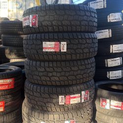 265/70/16 Atlas AT Tires Installed And Balanced / Instaladas Y Balanceadas 