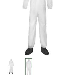 Lakeland MicroMAX® NS coverall, zipper, attached boots,elastic wrists. This line of general-purpose protective clothing can be used inany non-hazardou