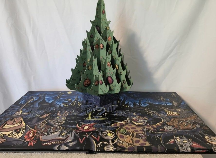 Nightmare Before Christmas Pop Up Advent Calendar COMPLETE Disney Tim Burton Halloween Xmas