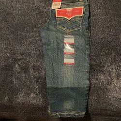 Levi's 502 Regular Taper  Fit Stretch Jeans Pants Kids Toddler Size 2T New With Tags 