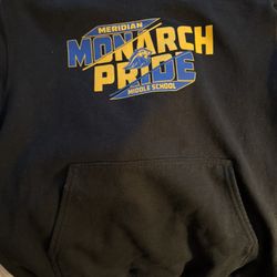 Meridian Monarch Black Hoodie 