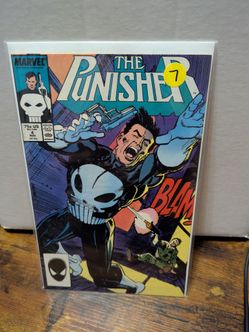 Marvel The Punisher #4 Comic Book 1987