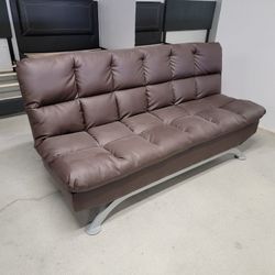 Brown Futon Sofa New In Box, $299