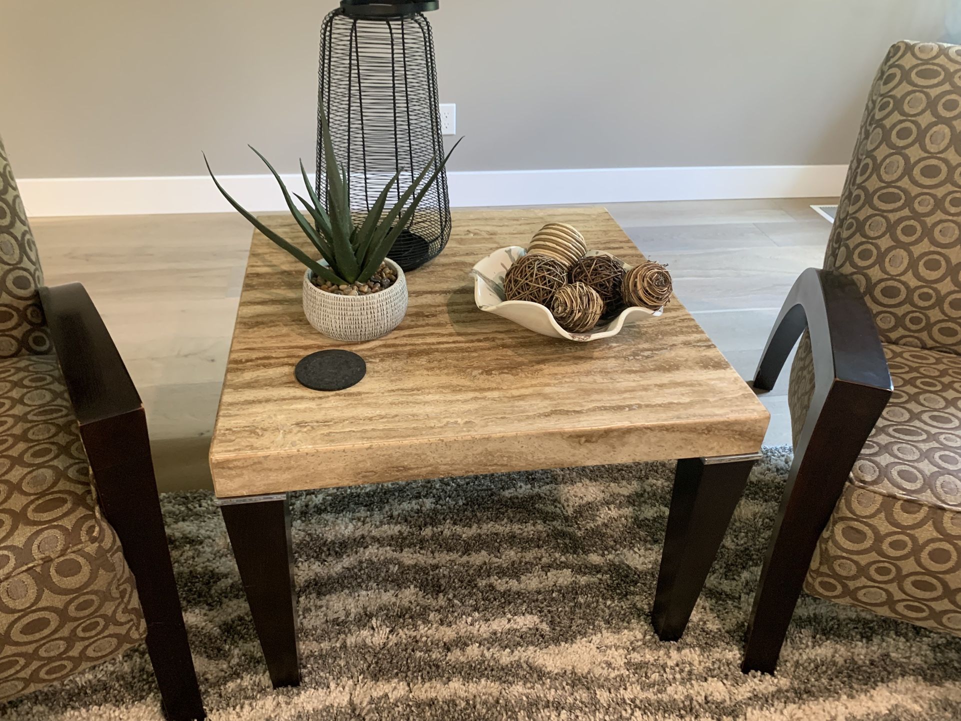 Marble End Table