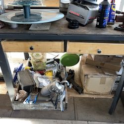 Four Door Storage Heavy Duty “Work Shop” Table For Tools