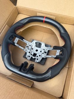 15-17 Mustang Carbon Fiber Steering Wheel