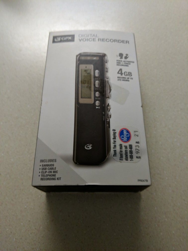 GPX digital Voice Recorder
