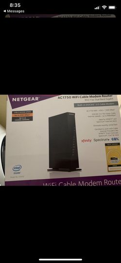Netgear ac1750 modem/ router combo